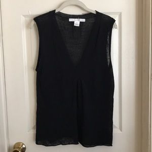 Ulla Johnson linen v neck top size large